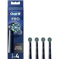 Oral-B Pro Cross Action Black Bürstenköpfe, 4 Stück - Bürstenköpfe für Zahnbürsten