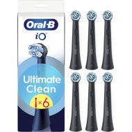 Oral-B iO Ultimate Clean Black 6 pcs - Toothbrush Replacement Head