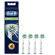 Oral-B CrossAction Brush Head With CleanMaximiser Technology, Pack of 4 - Replacement Head