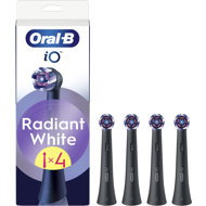 Oral-B iO Radiant White Black, 4 db - Elektromos fogkefe fej