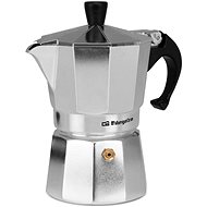 Orbegozo for 3 cups, aluminium construction - Moka Pot