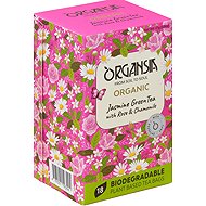 ORGANSIA BIO Jasmine Green Tea with Rose & Chamomile 18 × 1,5 g Verpackung - Tee