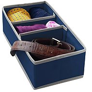 ORDINETT Drawer organiser 30,5 × 15,5 × 10 cm fabric blue - Drawer Organiser