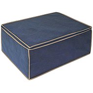 ORDINETT Storage box 72 l fabric blue 60 × 46 × 26 cm - Storage Box