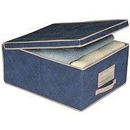 ORDINETT Storage box 32 l foldable blue 48 × 36 × 19 cm - Storage Box
