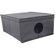 ORDINETT Storage box 31 l M foldable grey 48 × 36 × 19 cm - Storage Box