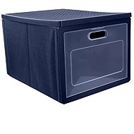 ORDINETT Folding storage box 31 l blue 41 × 31 × 25 cm - Storage Box