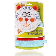 XKKO washcloth with a puppet (BA) - Kitty - Washcloth