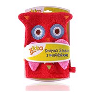 XKKO washcloth with puppet (BA) - Owl - Washcloth