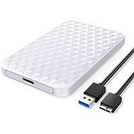 Orico 2.5" HDD/SSD Box Diamond White - Hard Drive Enclosure