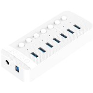 Orico USB-A Hub 7x USB 3.0 White - USB Hub