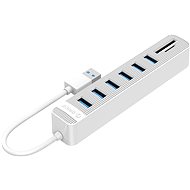 ORICO TWU3-6AST + SD 15cm White - USB Hub