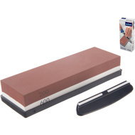 ORION Corundum sharpening stone 200/600 + washer + knife holder - Sharpening Stone