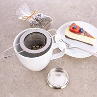 ORION Teapot + lid diameter 7,5 cm stainless steel - Tea Strainer