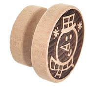 Orion Wood stamp for dough snowman - Stamp