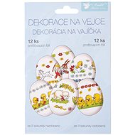 Shrink Foil for Eggs, Traditional Motif 12 pcs - Film