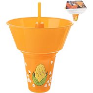 ORION Cup with bowl Snack corn + straw 0,55 l UH - Children's Dining Set