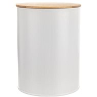 ORION Tin/bamboo box 13 cm diameter WHITELINE - Storage Jar