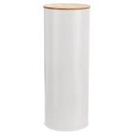 Orion Whiteline Spagetti tároló edény, fém/bambusz, 11 cm átmérőjű - Tárolóedény