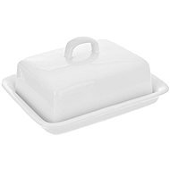 White Porcelain Butter DISH 17x13.5cm - Container