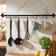 ORION Hanging rod metal+5 hooks 78,5 cm RADKA - Kitchen Holder