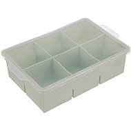 ORION Ice mould with lid 6 greenish TPE + PP - Ice Cube Tray