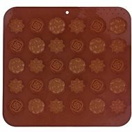 ORION Silicone Mould for Chocolate FLOWERS 30 Brown - Mould