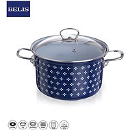 ORION SOFIA Enamel Pot 3.6l Glass Lid - Pot