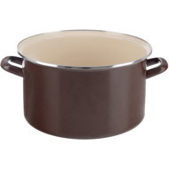 ORION Pot 11,5 l enamel BROWN Lem - Pot
