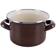 Orion Enamel pot BROWN Lem 0,95 l - Pot