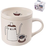 ORION Tasse + Deckel Kaffee 0,45 l - Jumbo-Tasse