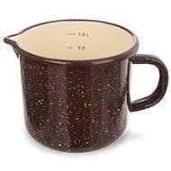 Orion Enamel Mug with Spout BROWN 12cm - Mug