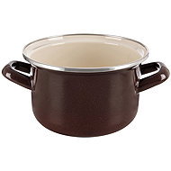 Orion Enamel pot BROWN Lem 1,4 l - Pot