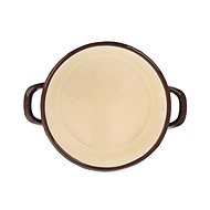 Orion Enamel Casserole BROWN 1l TM2 - Casserole Pot