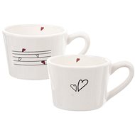 ORION Mug ceramic. Heart 0,23 l 2 pcs - Mug