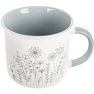 ORION Mug FLOWER 0,4 l greenish, porcelain - Mug