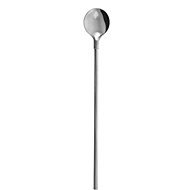 ORION Stainless steel cocktail spoon with straw 2 pcs + brush - Spoon set