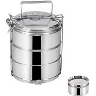 Stainless-steel Food Carrier + Lids, 3 x 1.3l - Snack Box