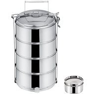 Stainless-steel Food Carrier + Lids 4 x 1.3l - Snack Box