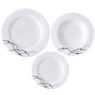 Orion Dining Set 18 pcs Round Waves - Dish Set
