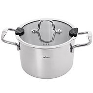 ORION Stainless steel saucepan VENICE 1,9 l lid glass - Casserole Pot