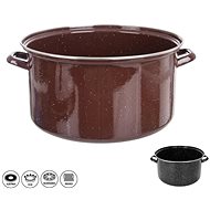 Kastról smalt BROWN LEM 13 l - Kastról