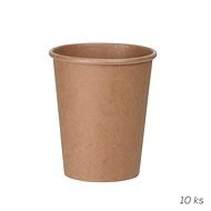 ORION Cup paper NATURE 0,25 l 10 pcs - Drinking Cup