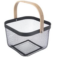 ORION Basket metal/bamboo RADKA 27 × 24,5 × 16,5 cm - Bread Basket