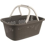ORION Open Laundry Basket UH LOOP Handles 29l DARK GREY - Laundry Basket