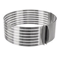 ORION Cake tin sliding cake tin diameter 24/30 cm stainless steel - Slicer