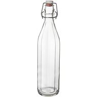 ORION Bugel Bottle 1 l clip cap glass/metal - Liquor Bottle