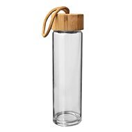 ORION Üveg palack/bambusz kupak + szűrő 0,45 l - Kulacs
