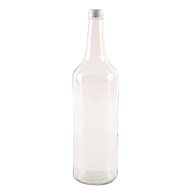 ORION Bottle glass + candle Spirit 1 l - Liquor Bottle