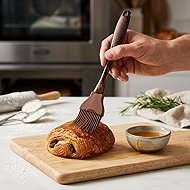 ORION Silicone masher 22 cm brown - Pastry Brush